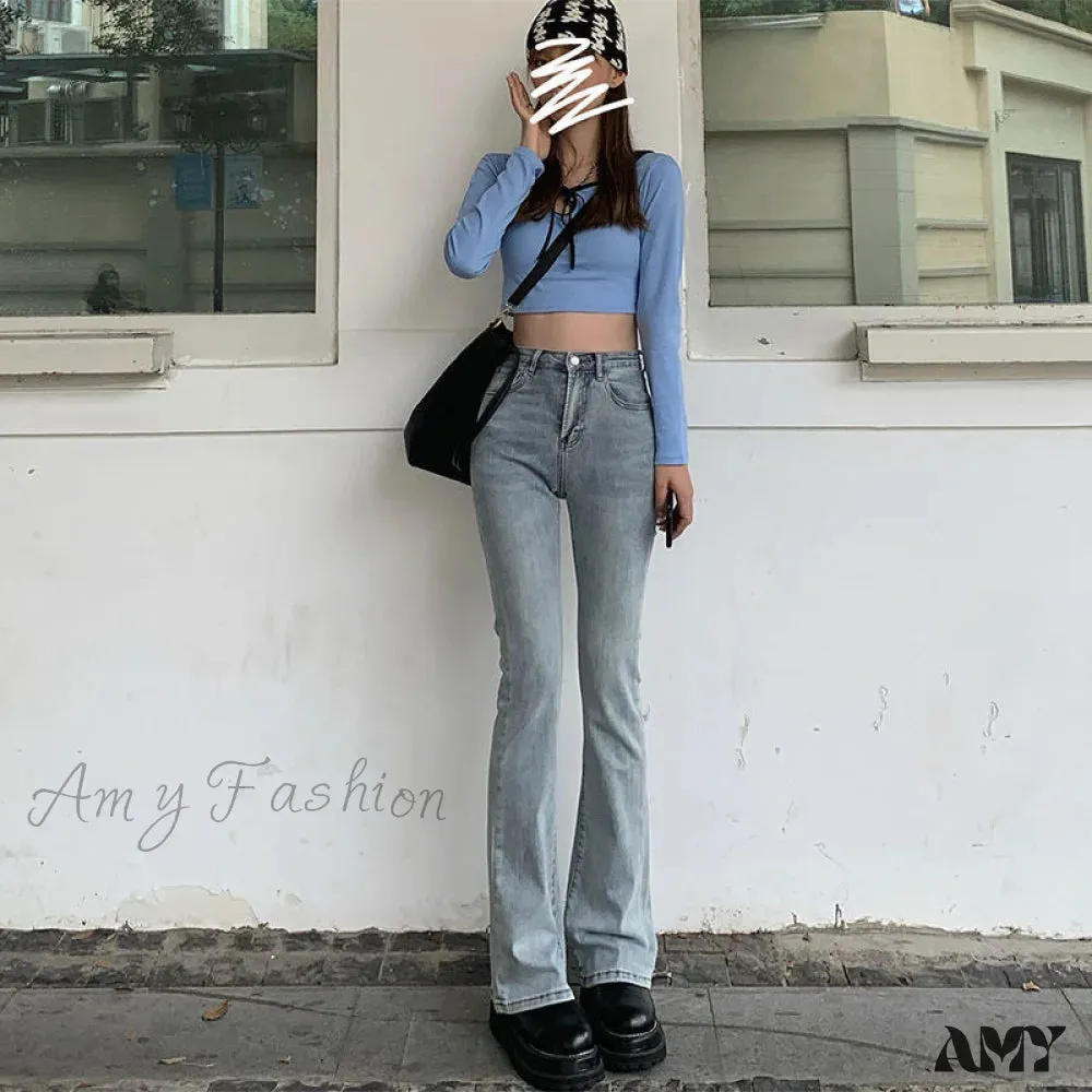 Amy Fashion - High Waist Loose Comfortable Jeans