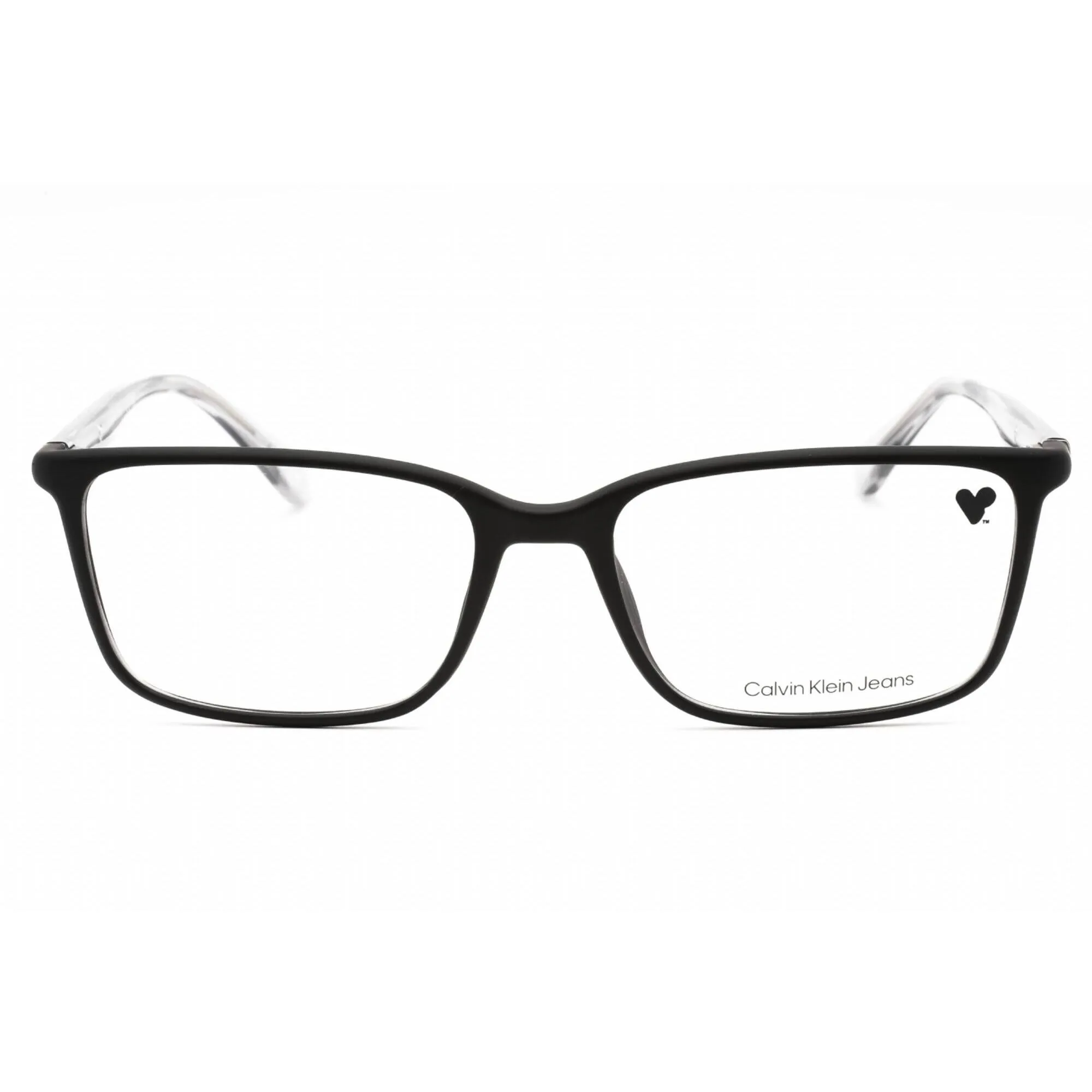 Calvin Klein Jeans Men's Eyeglasses - Matte Black Rectangular Frame | CKJ22616 002