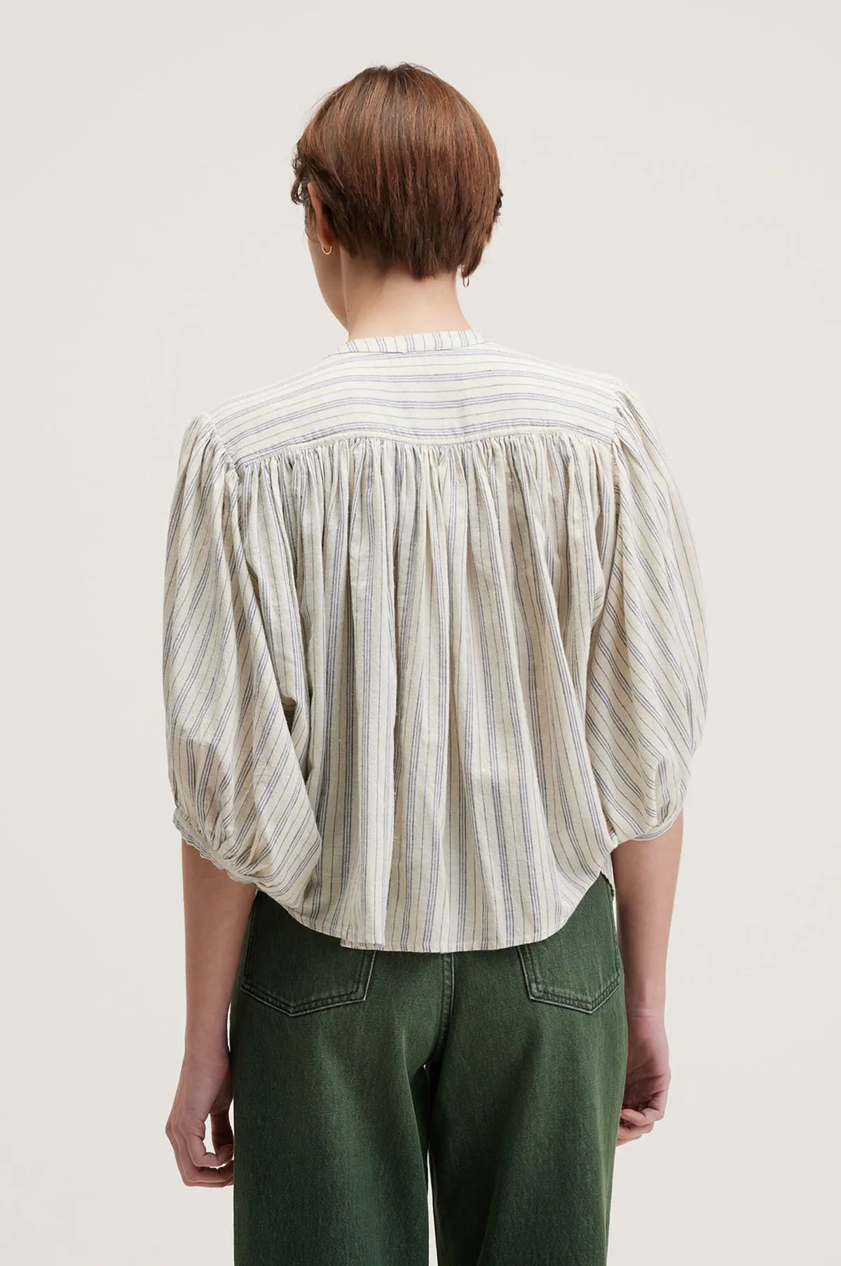 Ink Blouse Stripe A