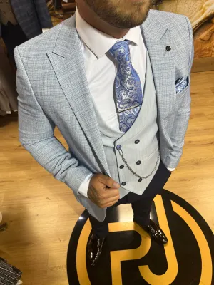 Labo - Light Blue 3 Piece Suit