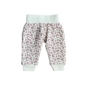 Lilac Leopard Fleece Sweatpants