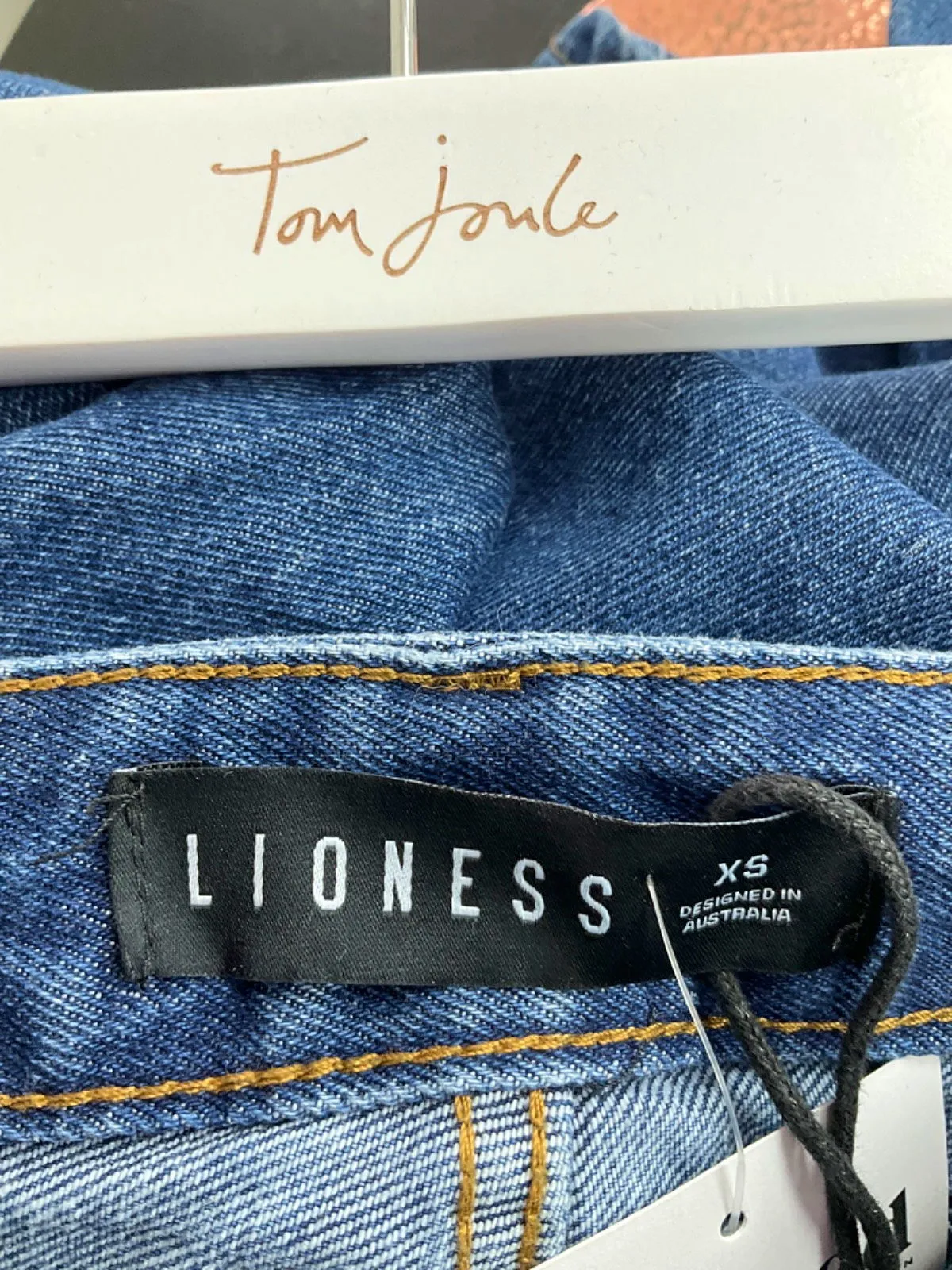 Lioness Blue Denim Jeans UK XS