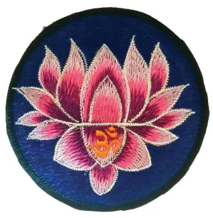 Lotus/Om Patch (Pack Of 5)