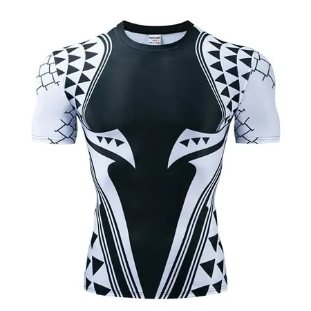 New Nightwing Short Sleeve Compression Shirts Thanos 3D Printed T shirts Men Summer NEW Crossfit Top For Male Fitness Cloth