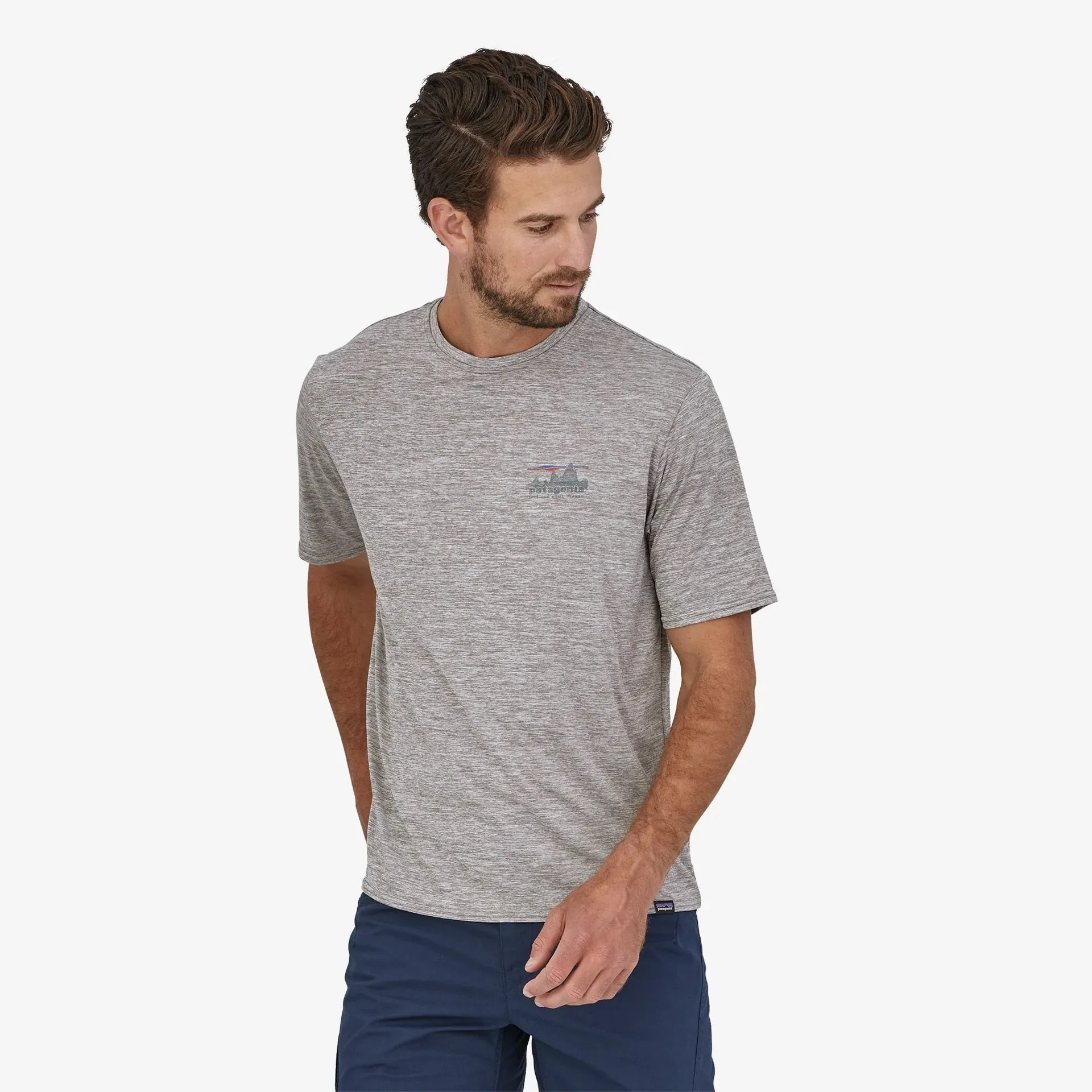 Patagonia Capilene Cool Daily Graphic Shirt | '73 Skyline: Feather Grey | Mens