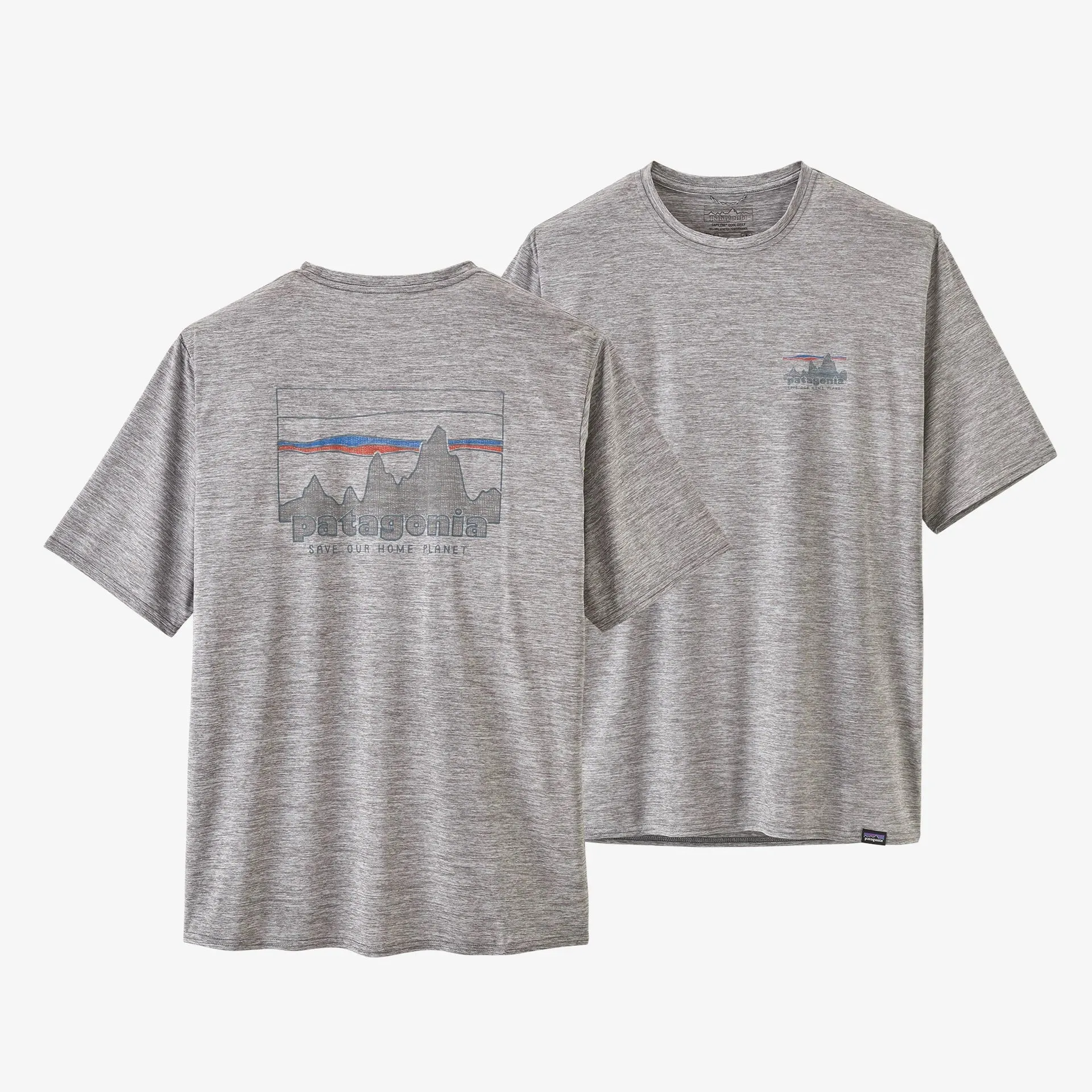 Patagonia Capilene Cool Daily Graphic Shirt | '73 Skyline: Feather Grey | Mens