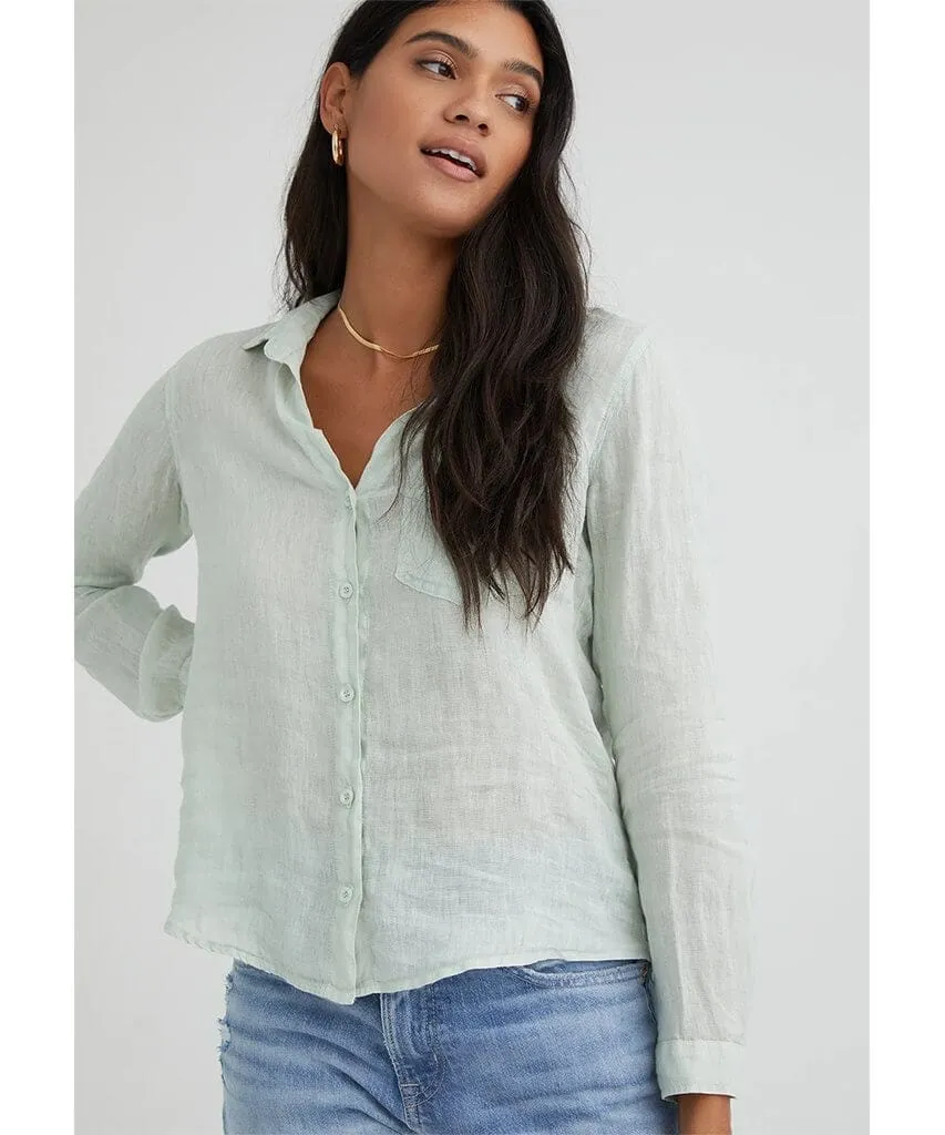 Pocket Button Down Soft Mint