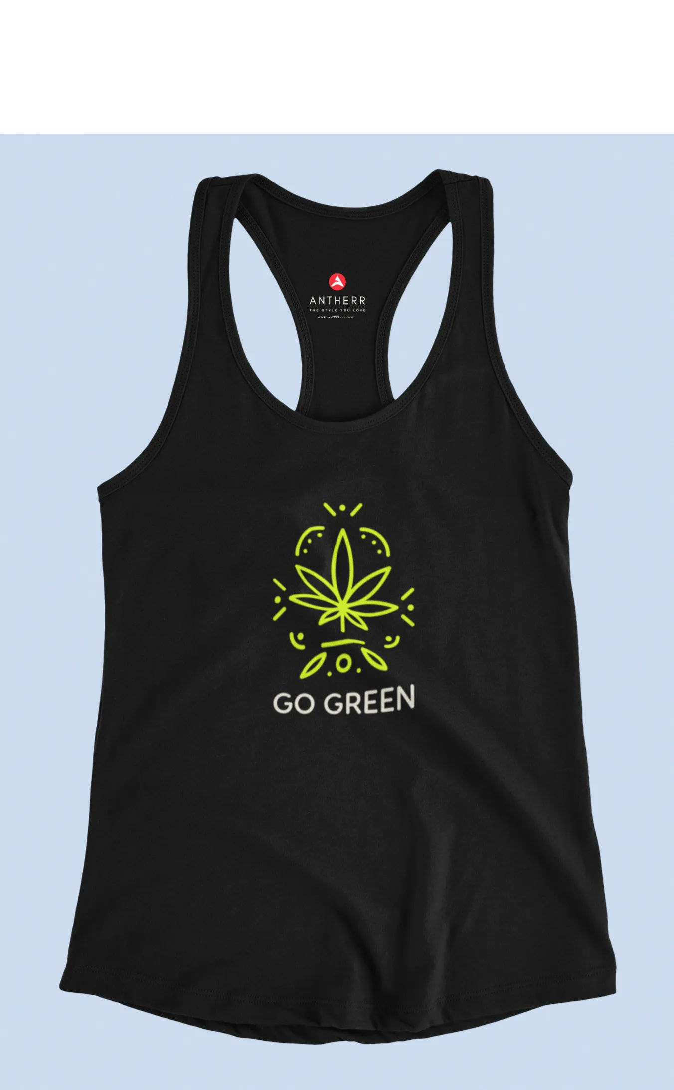 "GO GREEN": Tank Tops