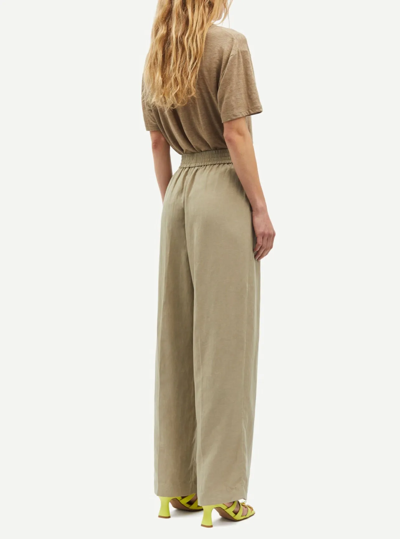 SAJULIA TROUSERS | LIGHT OLIVE