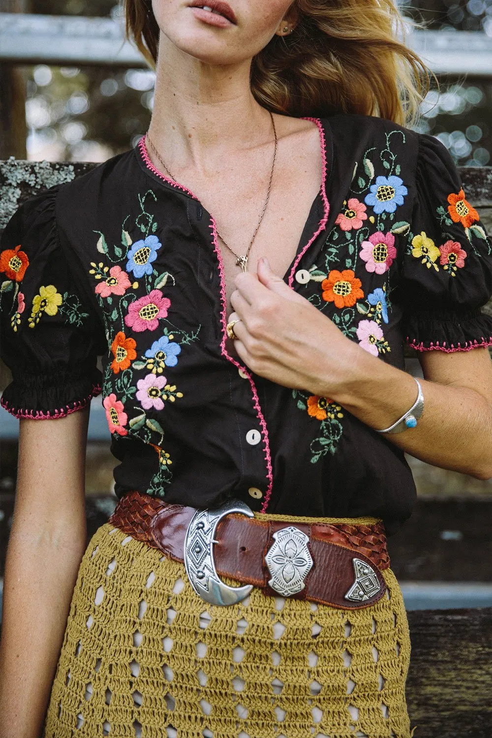 Santeria Embroidered Blouse