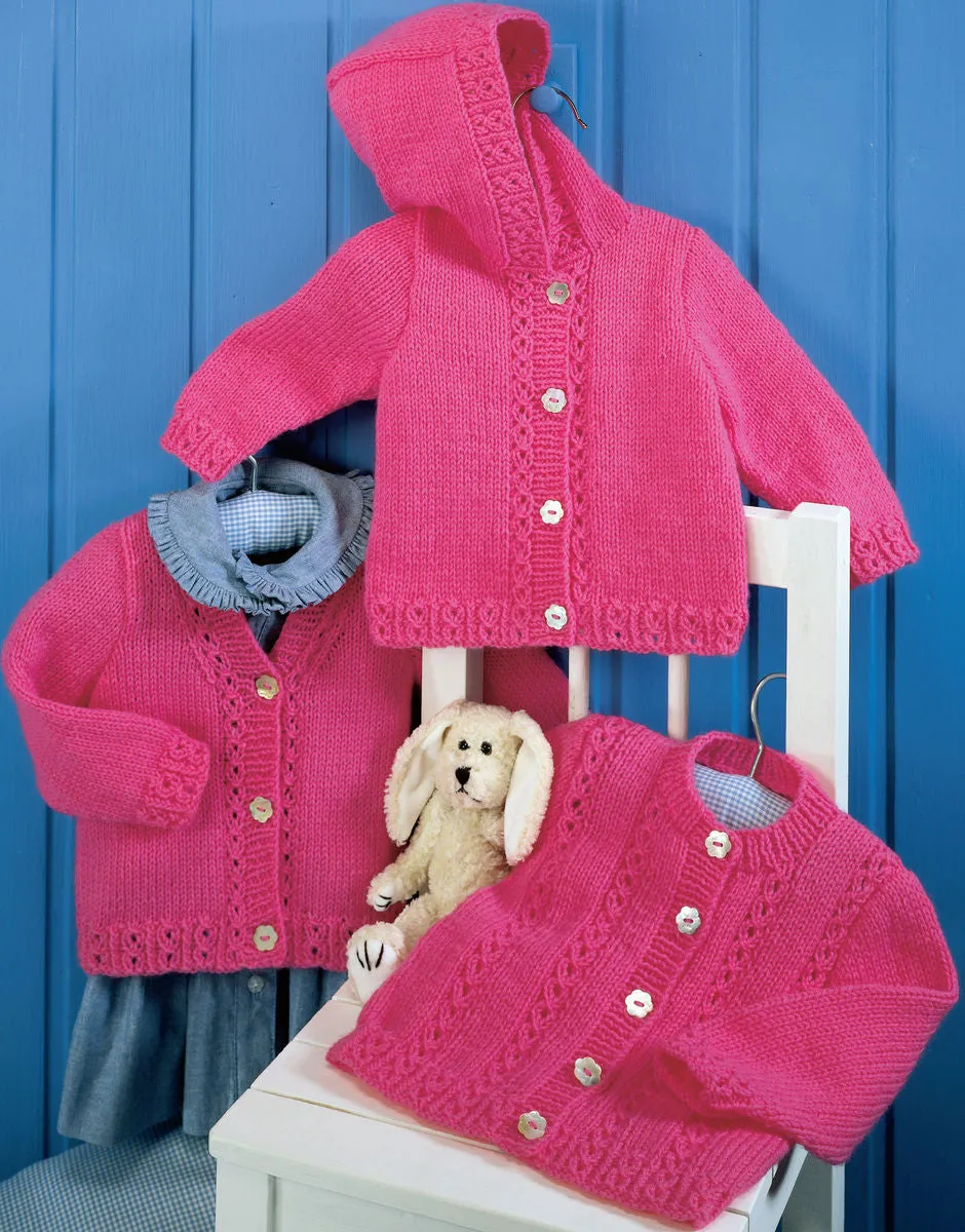 Sirdar - Baby Cardigans in Snuggly Double Knit - Knitting Pattern 3110