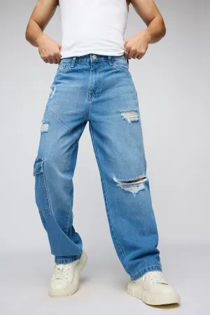 Streetwise Torn Men's Straight Fit Jeans