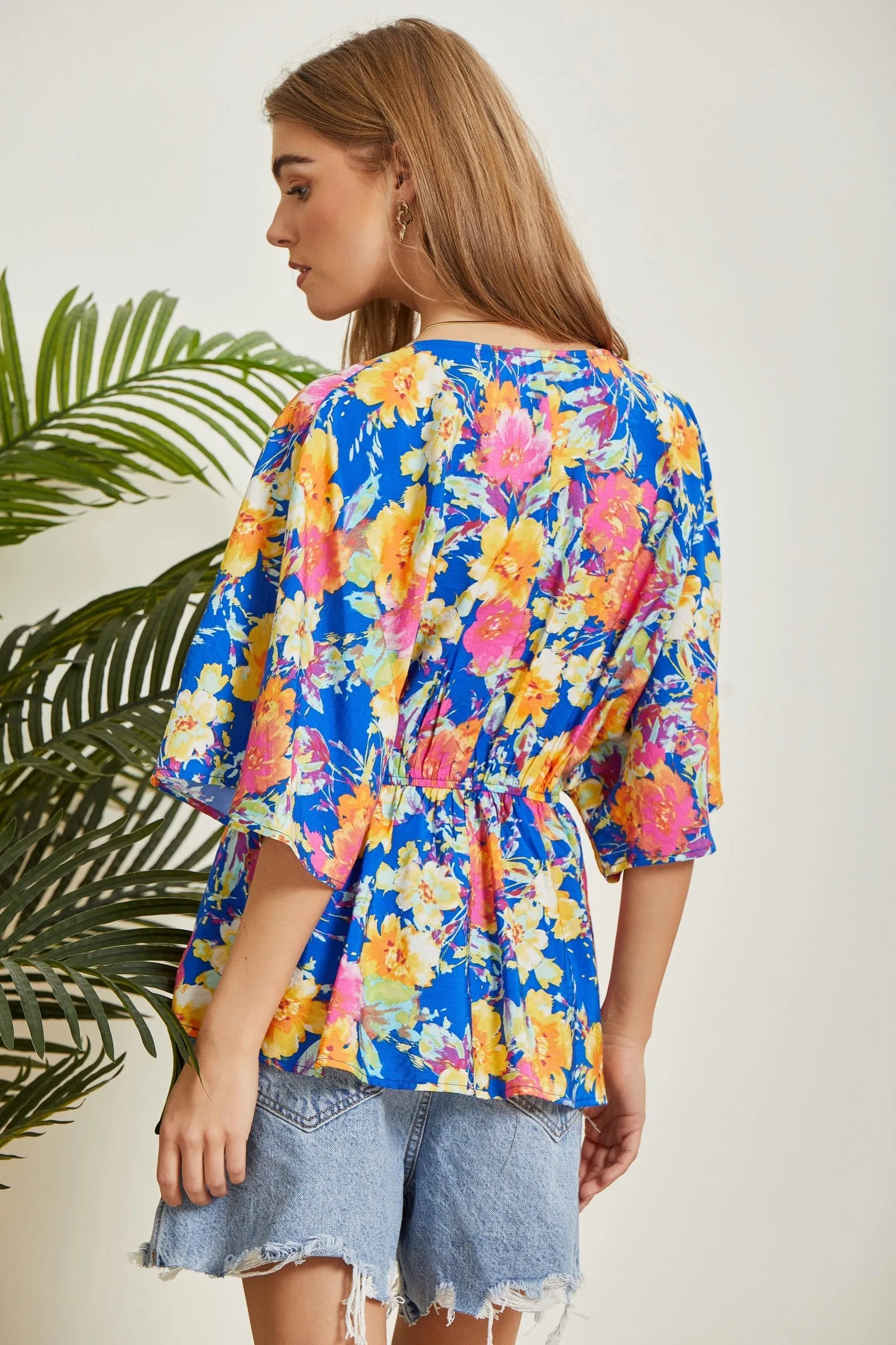 Summer Awaits Floral Kimono Top