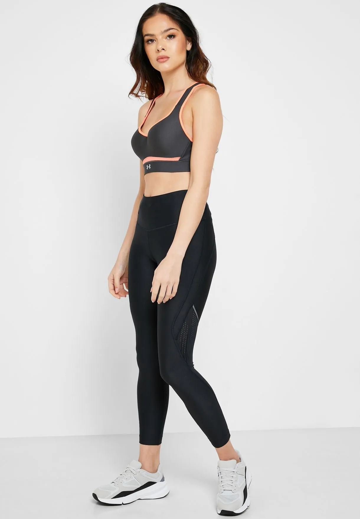 Under Armour Fly Fast Glare Raised Thread Crop  1343130-001