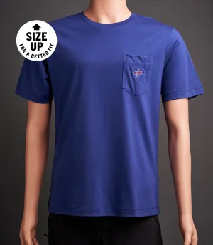 VAMOS BOX TEE (BLUE)